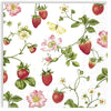Guardanapo para Decoupage Ihr 33x33cm com 2 Unidades - Morango e Folhas