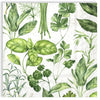 Guardanapo para Decoupage Ihr 33x33cm com 2 Unidades - Ervas Verdes