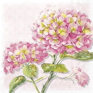 Guardanapo para Decoupage Ihr 33x33cm com 2 Unidades - Flor Lorea Rosa
