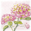 Guardanapo para Decoupage Ihr 33x33cm com 2 Unidades - Flor Lorea Rosa