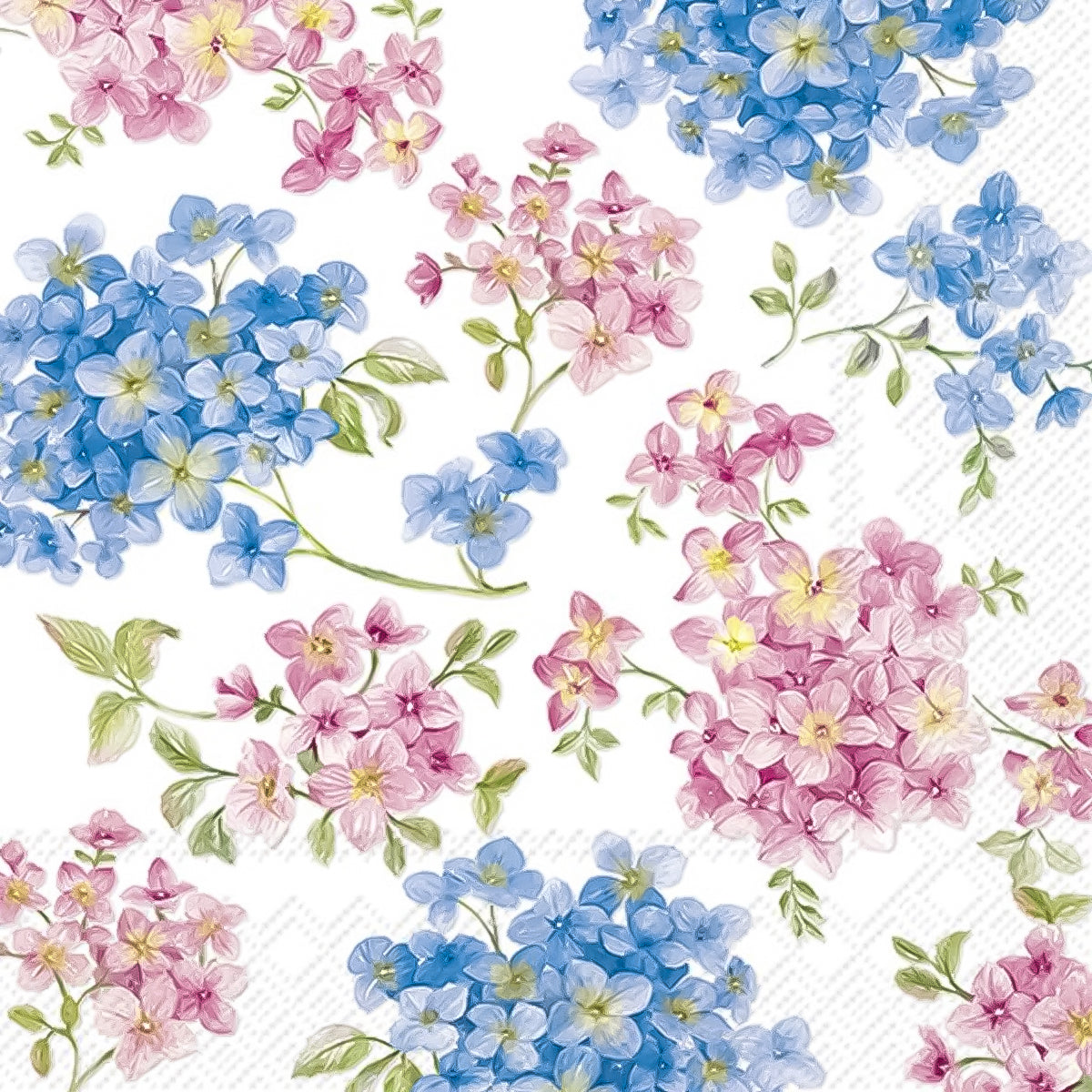 Guardanapo para Decoupage Ihr 33x33cm com 2 Unidades - Flores Maite