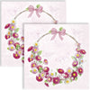 Guardanapo para Decoupage Ihr 33x33cm com 2 Unidades - Coroa de Flores
