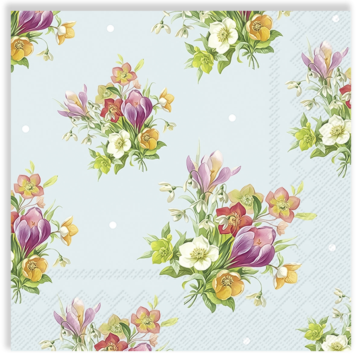 Guardanapo para Decoupage Ihr 33x33 Flor Buque de Primavera C/ 20 Unidade
