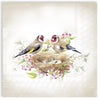 Guardanapo para Decoupage Ihr 33x33cm com 2 Unidades - Pássaros no Ninho