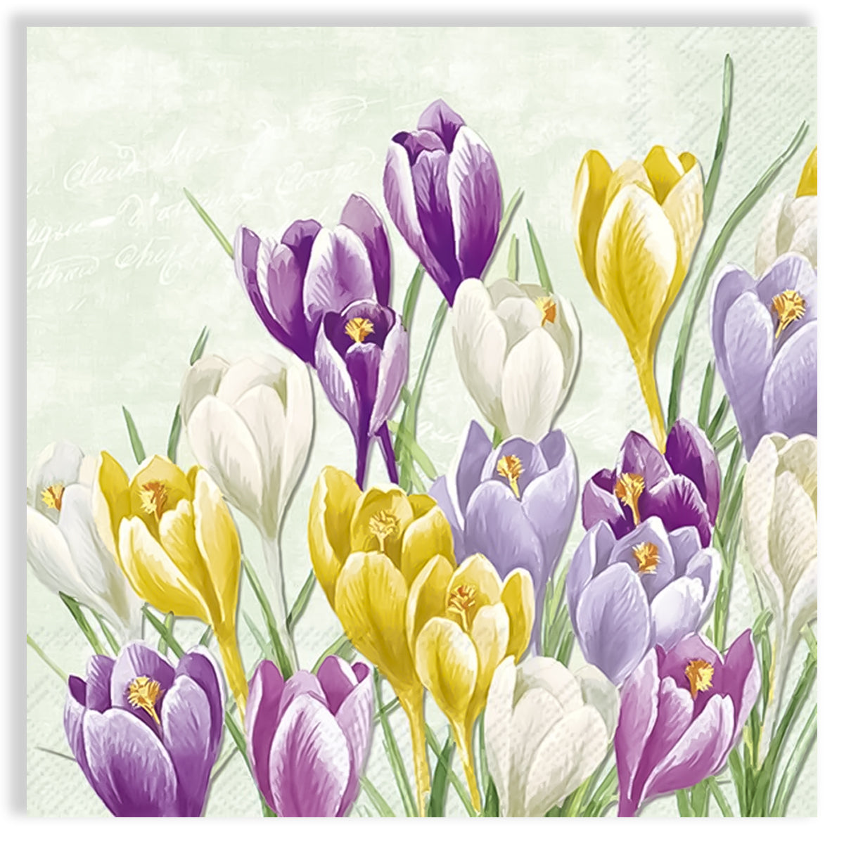 Guardanapo para Decoupage Ihr 33x33cm com 2 Unidades - Açafrão