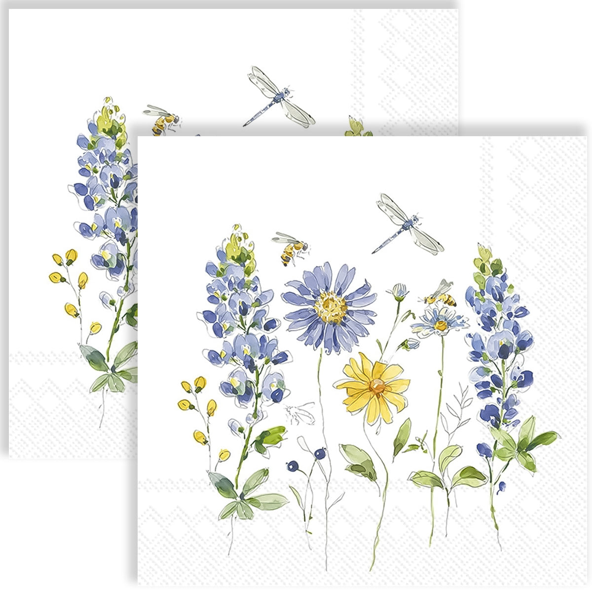 Guardanapo para Decoupage Ihr 33x33cm com 2 Unidades - Flores Adoráveis