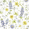 Guardanapo para Decoupage Ihr 33x33 Flores Lindos Azuis C/ 20 Unidade