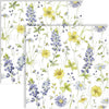 Guardanapo para Decoupage Ihr 33x33 Flores Lindos Azuis C/ 20 Unidade