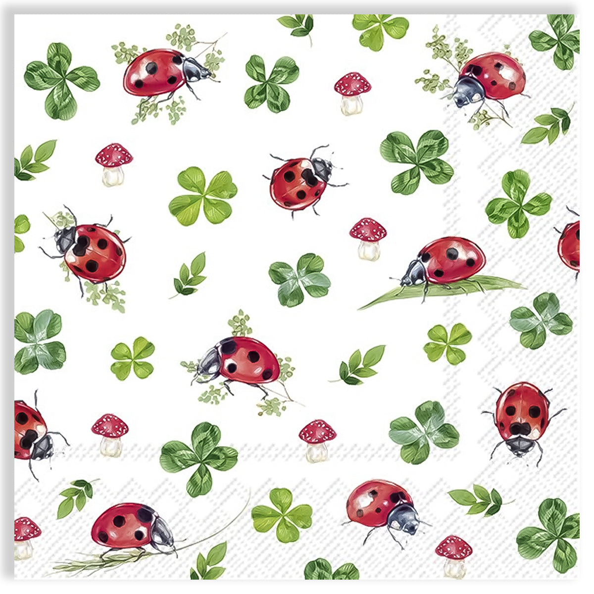 Guardanapo para Decoupage Ihr 33x33cm com 2 Unidades - Joaninha da Sorte