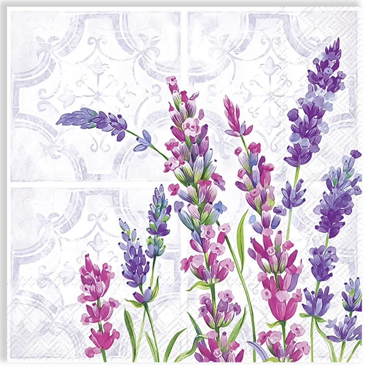 Guardanapo para Decoupage Ihr 33x33cm com 2 Unidades - Lavanda
