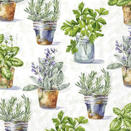 Guardanapo para Decoupage Ihr 33x33 Ervas Aromaticas C/ 20 Unidade