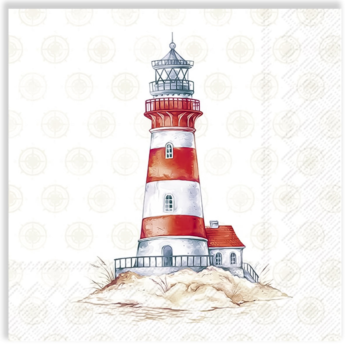 Guardanapo para Decoupage Ihr 33x33cm com 2 Unidades - Farol de Navegação