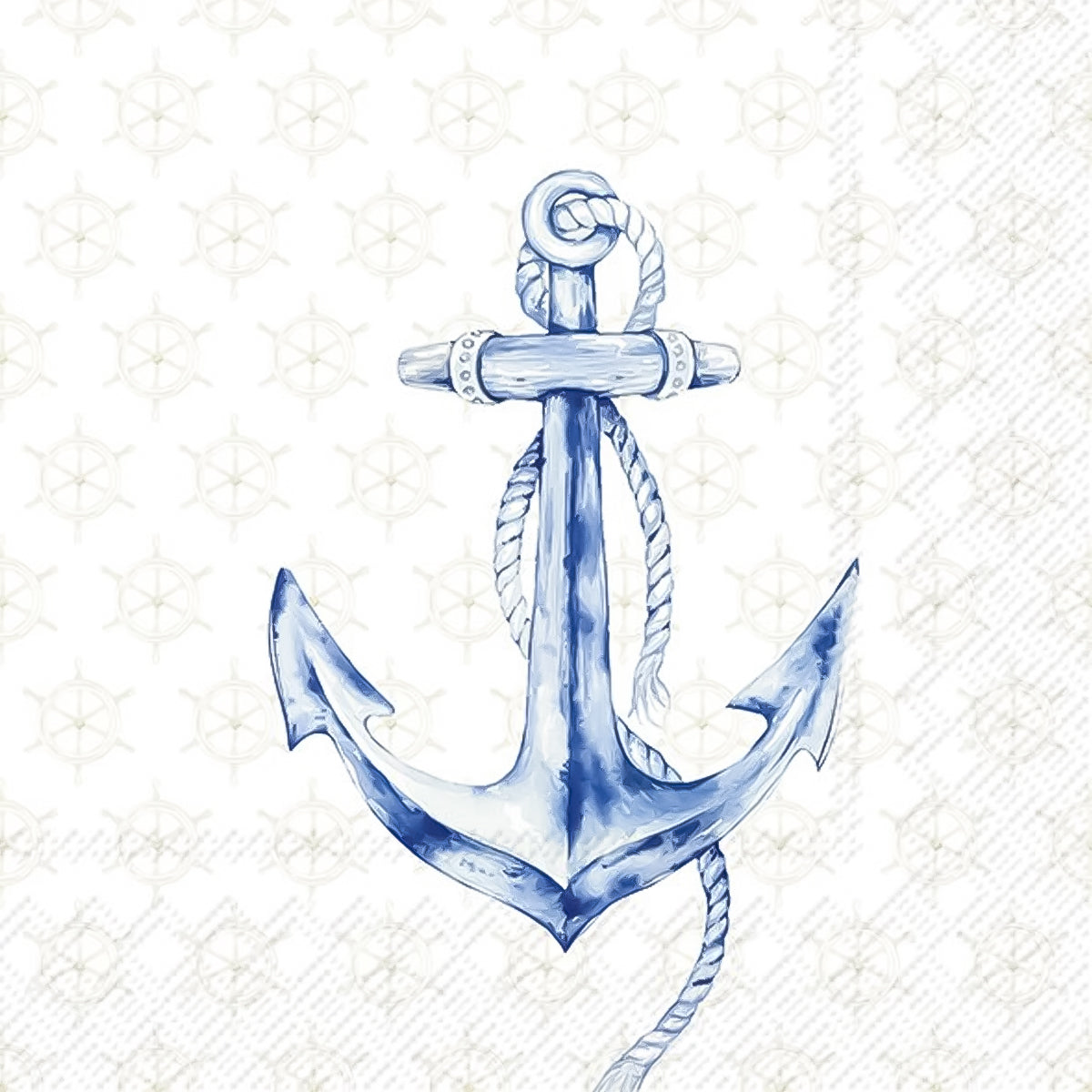 Guardanapo para Decoupage Ihr 33x33 Ancora C/ 20 Unidade