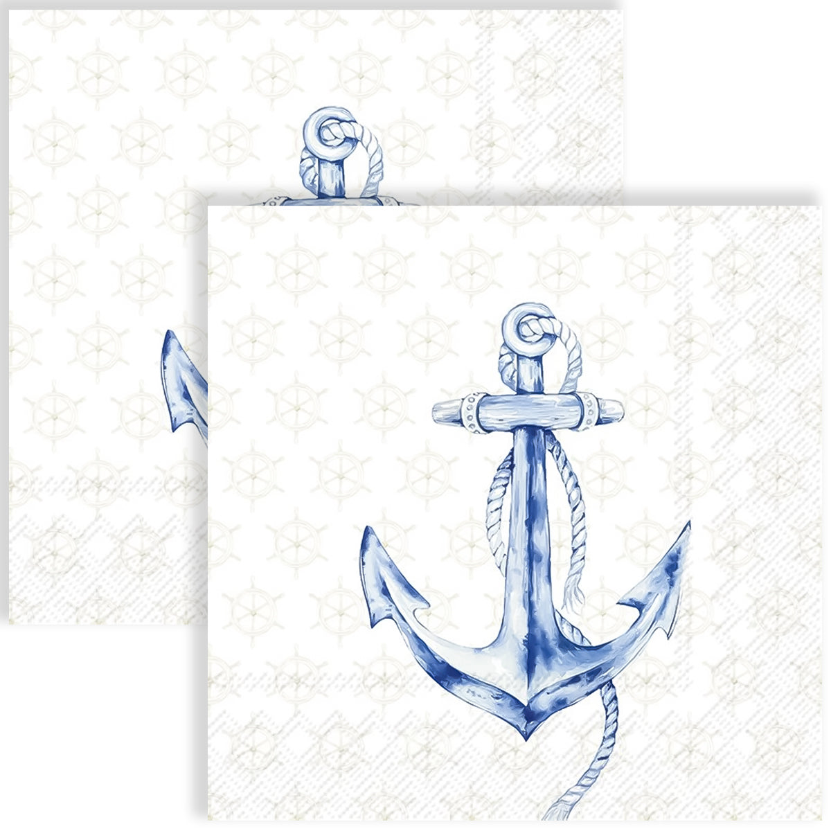 Guardanapo para Decoupage Ihr 33x33cm com 2 Unidades - Âncora