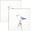 Guardanapo para Decoupage Ihr 33x33 Passaro Branco do Mar C/ 20 Unidade