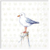 Guardanapo para Decoupage Ihr 33x33 Passaro Branco do Mar C/ 20 Unidade