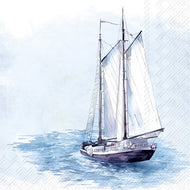 Guardanapo para Decoupage Ihr 33x33cm com 2 Unidades - Barco Navegando