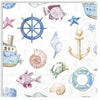 Guardanapo para Decoupage Ihr 33x33cm com 2 Unidades - Fundo do Mar