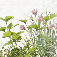 Guardanapo para Decoupage Ihr 33x33cm com 20 Unidades - Plantas Ervas Naturais