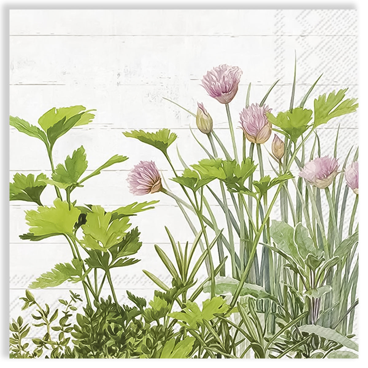 Guardanapo para Decoupage Ihr 33x33cm com 2 Unidades - Plantas Naturais