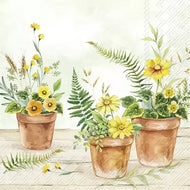 Guardanapo para Decoupage Ihr 33x33cm com 20 Unidades - Flores no Vaso