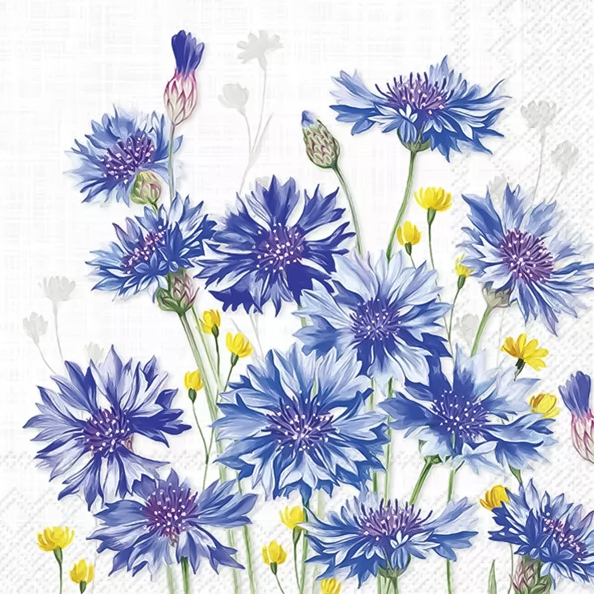 Guardanapo para Decoupage Ihr 33x33 Flores Zyane C/ 20 Unidade