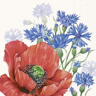 Guardanapo para Decoupage Ihr 33x33cm com 20 Unidades - Papoula Centaurea