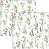 Guardanapo para Decoupage Ihr 33x33 Flores Leveza de Verão Branco C/ 20 Unidade