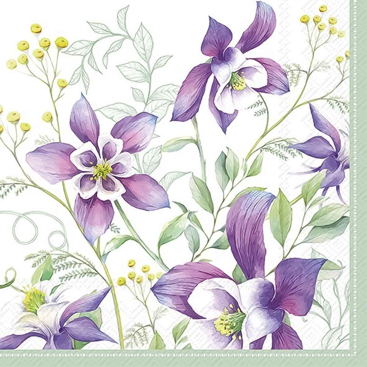 Guardanapo para Decoupage Ihr 33x33cm com 2 Unidades - Flores de Verão