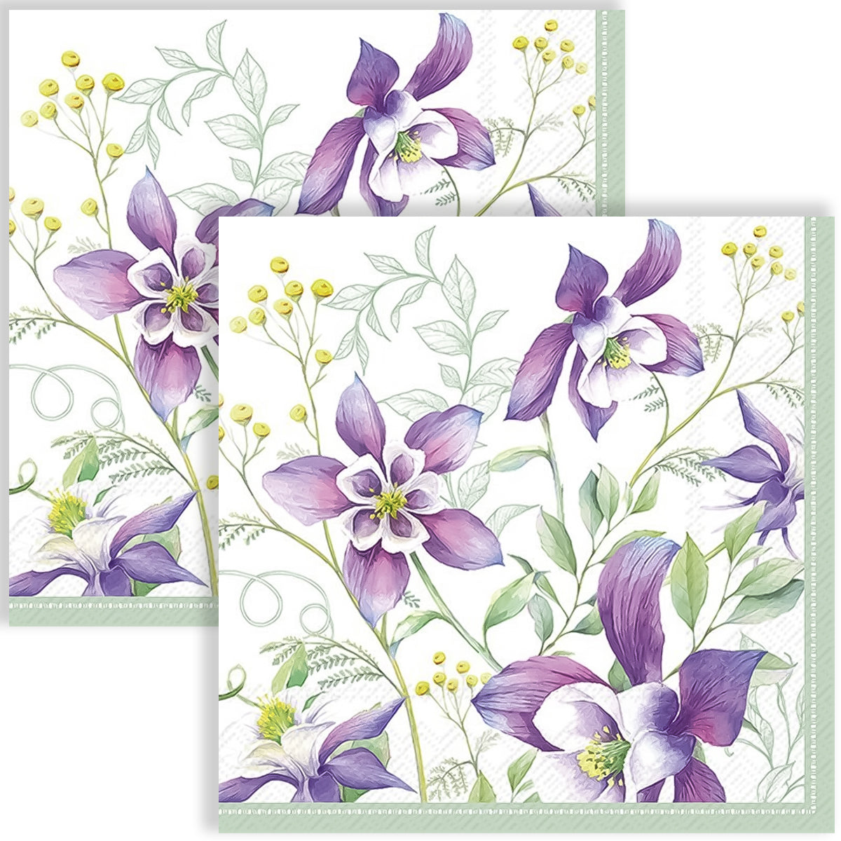 Guardanapo para Decoupage Ihr 33x33cm com 2 Unidades - Flores de Verão