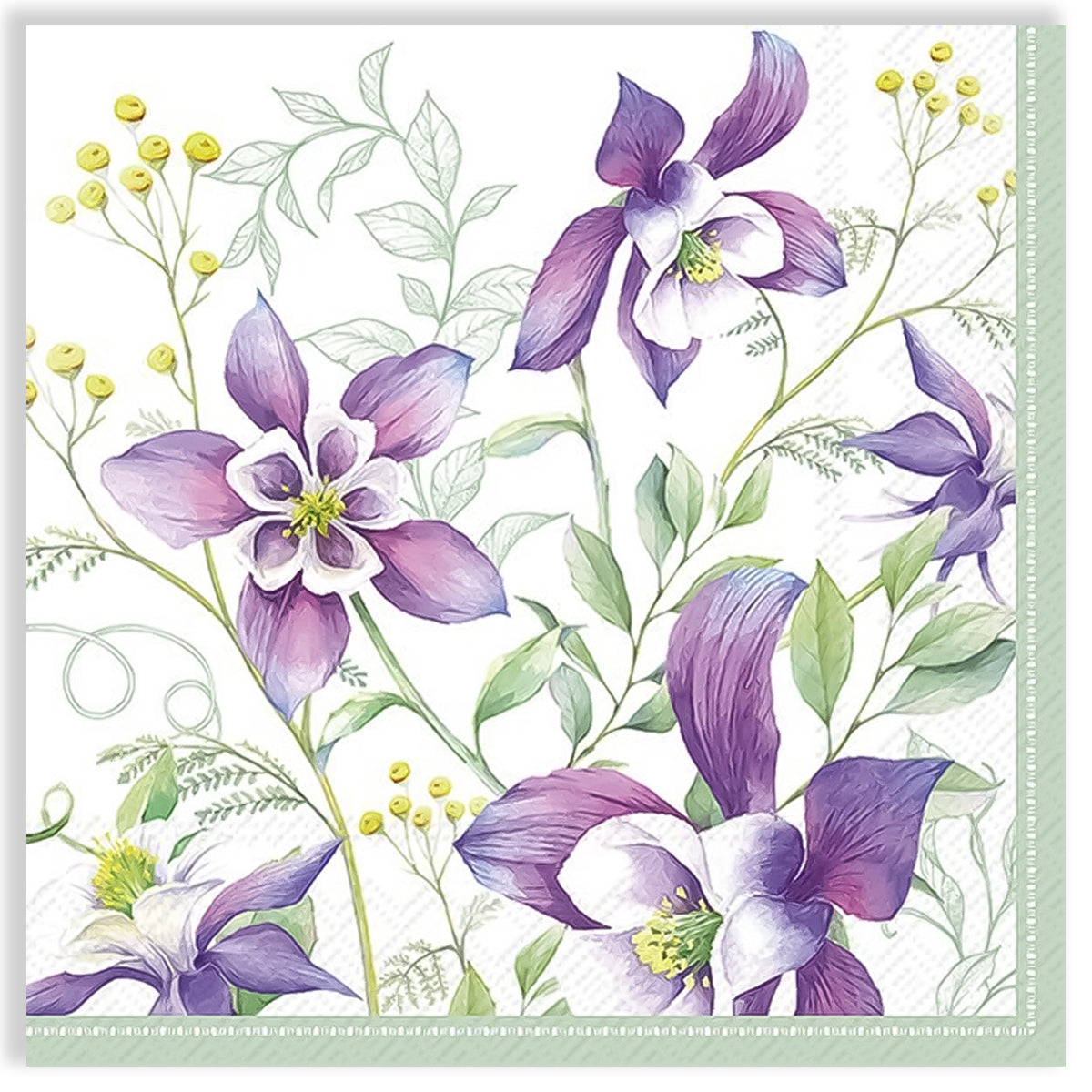 Guardanapo para Decoupage Ihr 33x33cm com 2 Unidades - Flores de Verão