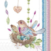 Guardanapo para Decoupage Ihr 33x33cm com 2 Unidades - Ninho de Pássaro