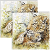 Guardanapo para Decoupage Ihr 33x33cm com 2 Unidades - Família Leopardo