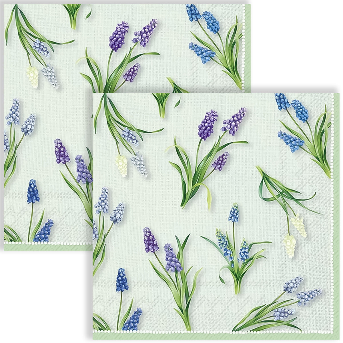 Guardanapo para Decoupage Ihr 33x33cm com 2 Unidades - Primavera Verde