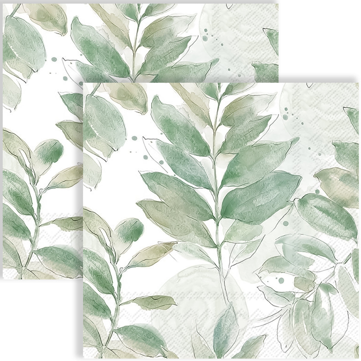 Guardanapo para Decoupage Ihr 33x33cm com 2 Unidades - Folhas de Pétalas