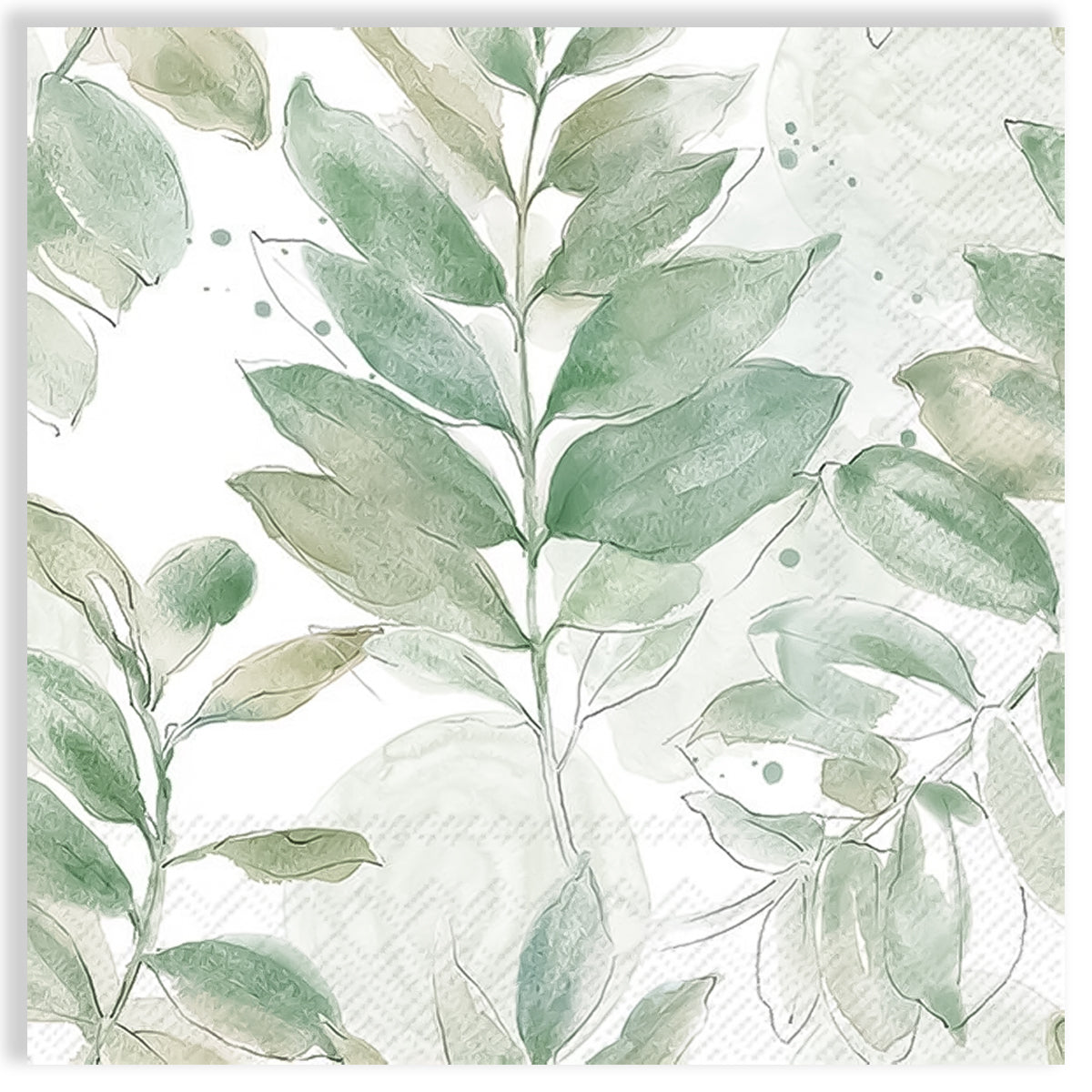 Guardanapo para Decoupage Ihr 33x33cm com 2 Unidades - Folhas de Pétalas