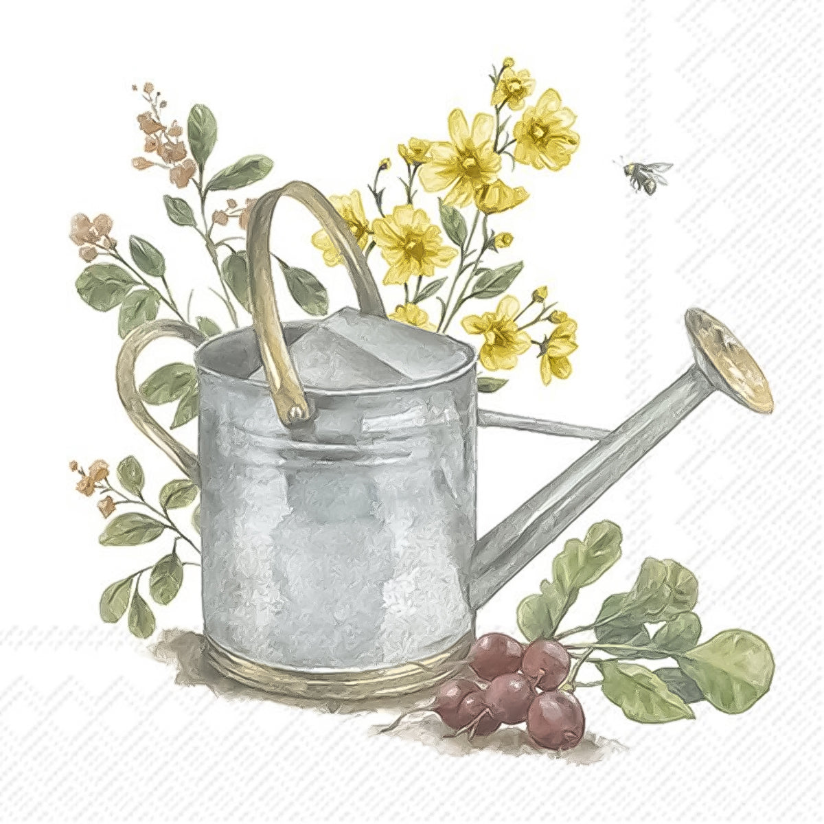 Guardanapo para Decoupage Ihr 33x33cm com 2 Unidades - Regador de Jardim