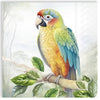 Guardanapo para Decoupage Ihr 33x33cm com 2 Unidades - Papagaio Exótico