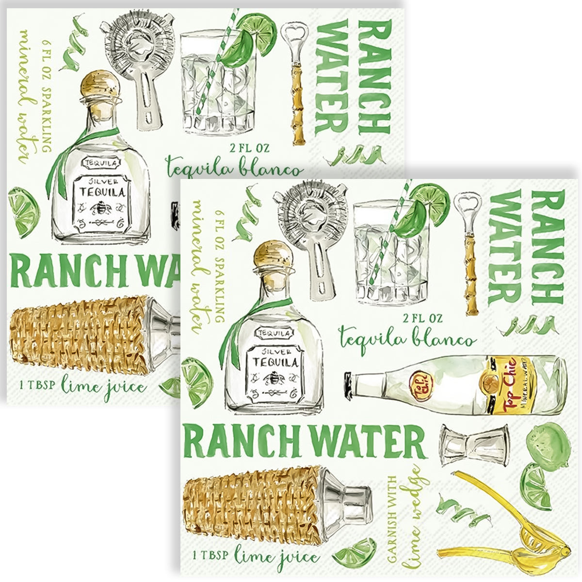 Guardanapo para Decoupage Ihr 33x33cm com 2 Unidades - Drink de Bebida