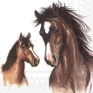 Guardanapo para Decoupage Ihr 33x33cm com 20 Unidades - Cavalo Amy e Lucy