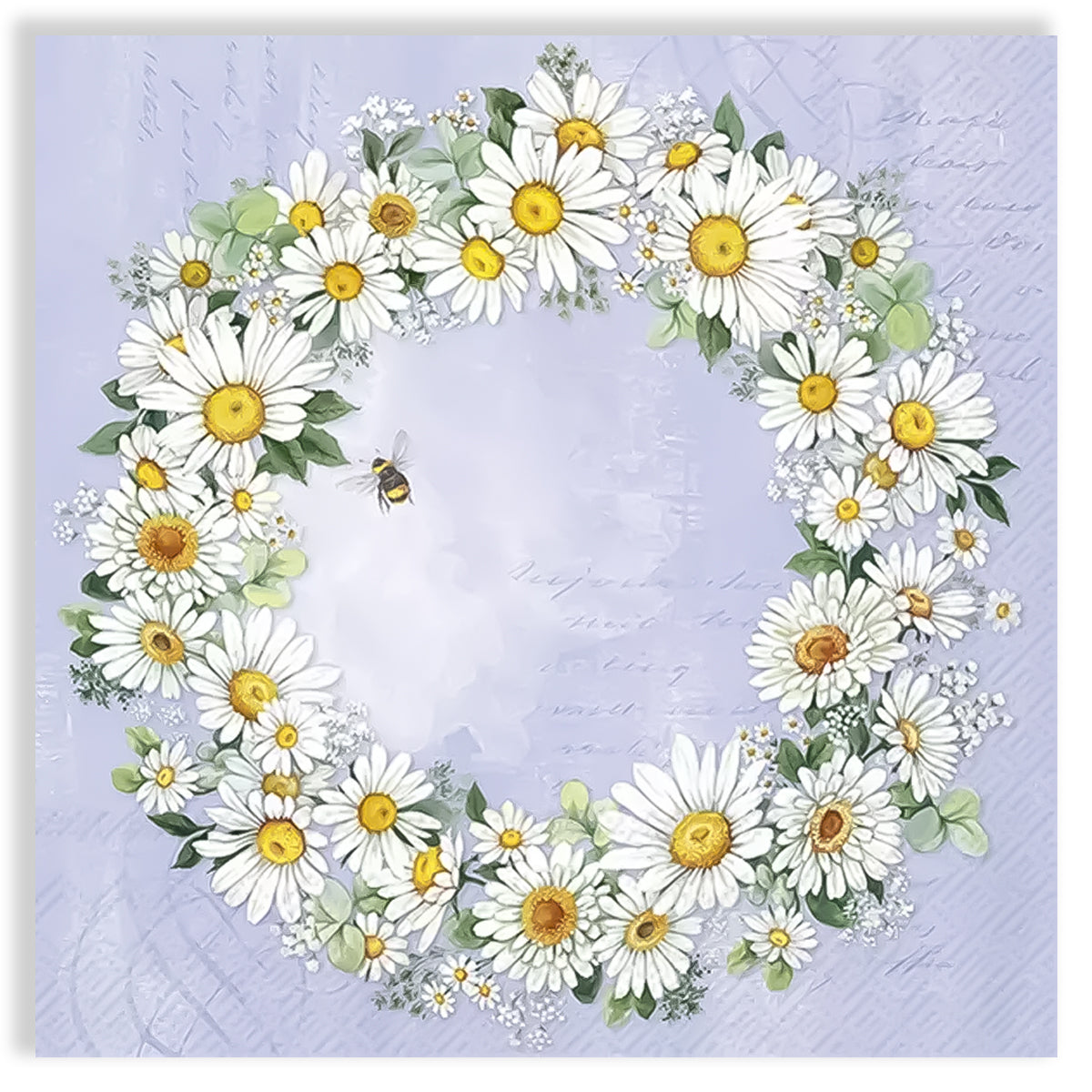 Guardanapo para Decoupage Ihr 33x33cm com 2 Unidades - Mandala Margarida