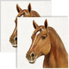 Guardanapo para Decoupage Ihr 33x33cm com 2 Unidades - Cavalo