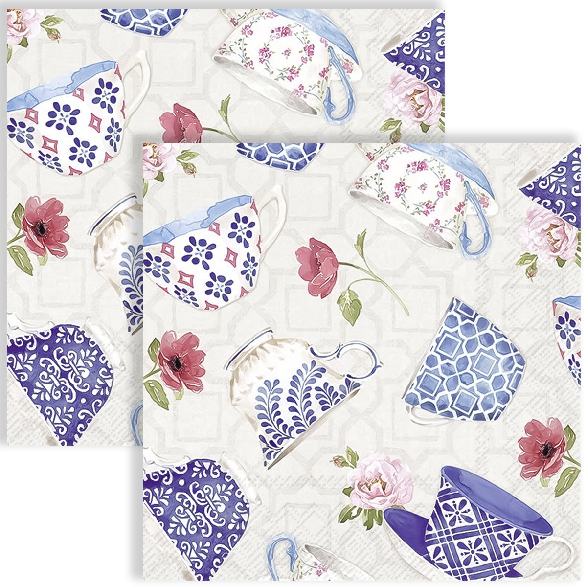 Guardanapo para Decoupage Ihr 33x33cm com 2 Unidades - Canecas de Café