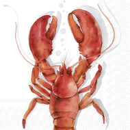 Guardanapo para Decoupage Ihr 33x33 Coral Lagosta C/ 20 Unidade