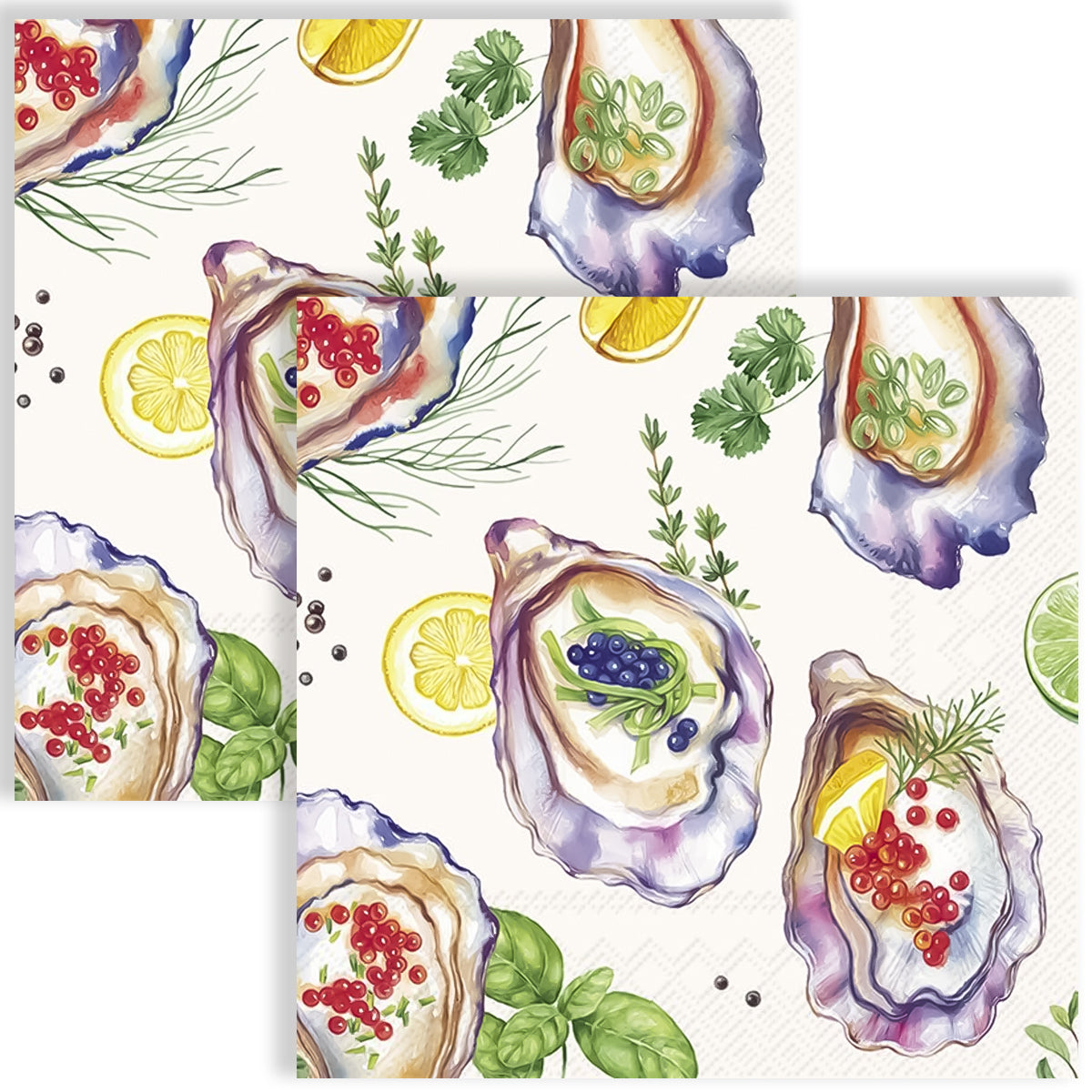 Guardanapo para Decoupage Ihr 33x33cm com 2 Unidades - Creme de Ostras