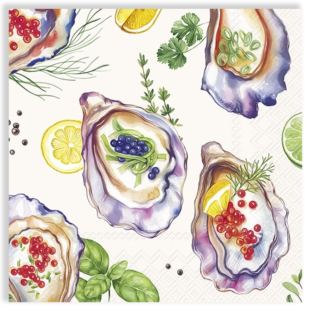 Guardanapo para Decoupage Ihr 33x33cm com 2 Unidades - Creme de Ostras