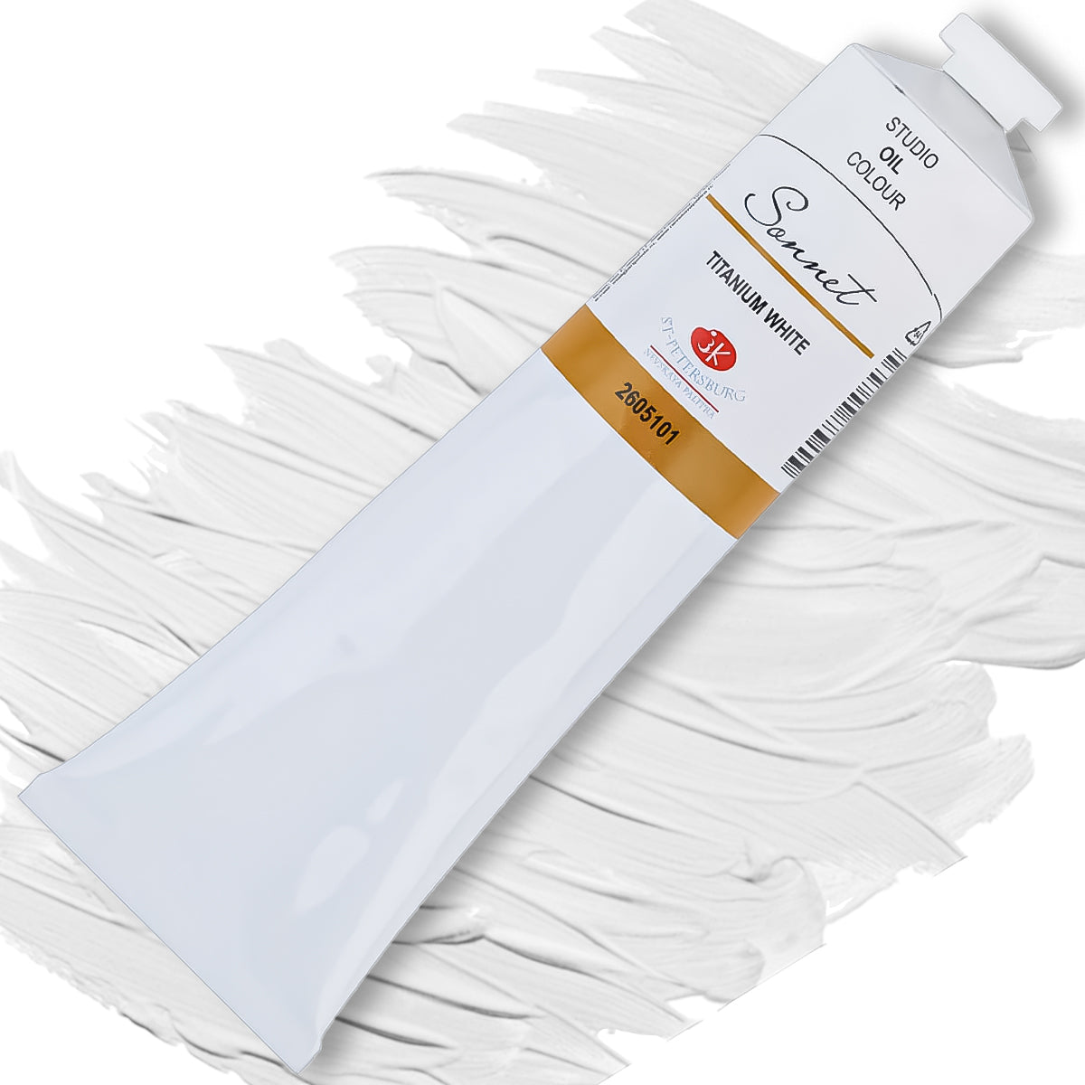Tinta Óleo Titanium White Sonnet 120ml 101 2605101 - Nevskaya Palitra