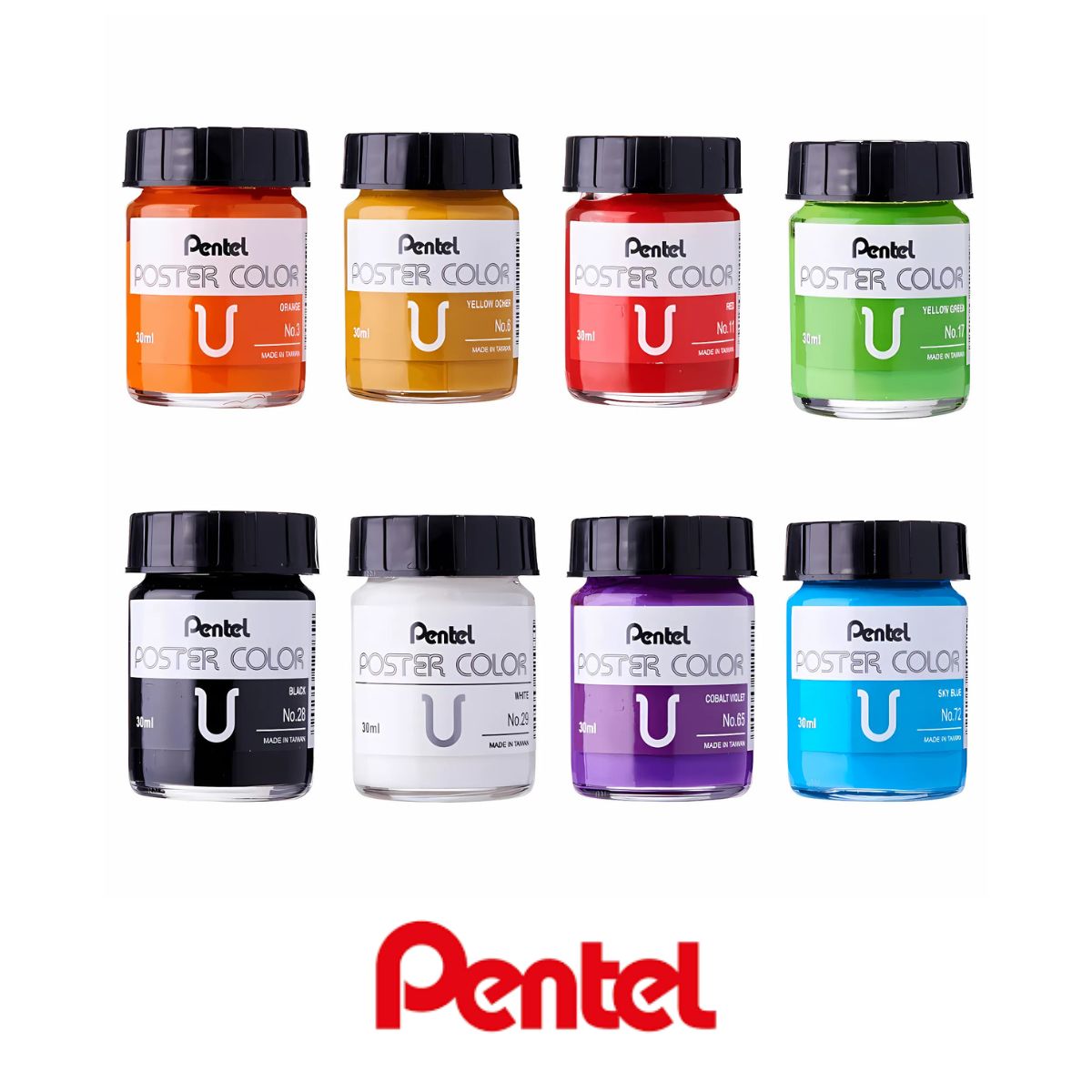 Tinta Guache Poster Color Pentel 30ml - WPU
