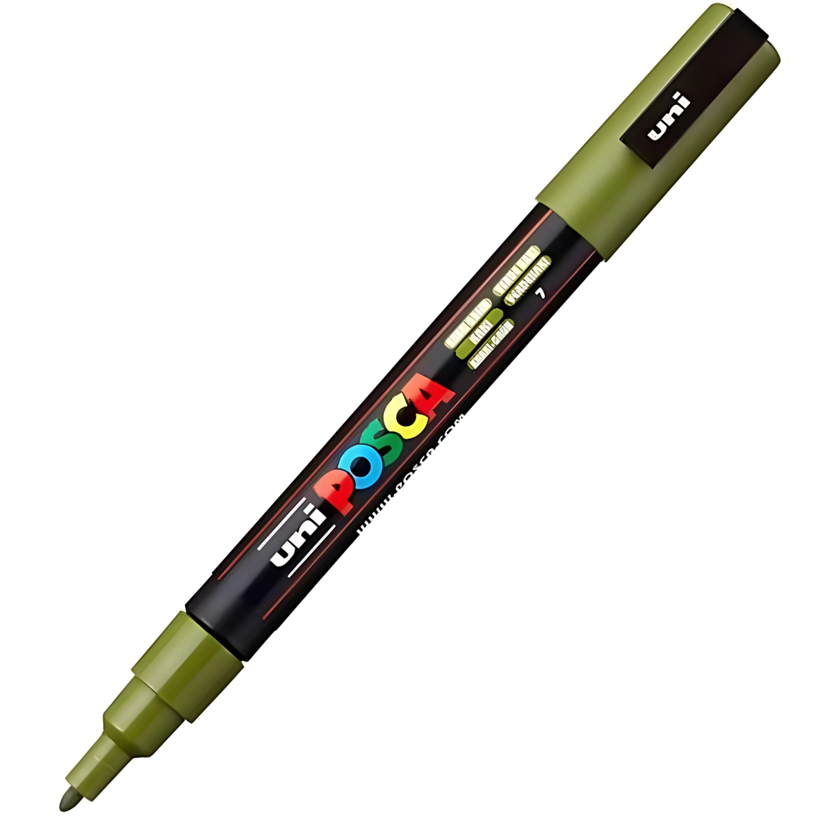 214370-caneta-posca-uniball-pc-3m-ponta-fina-1-3mm-007-verde-caqui-473755