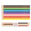Estojo Lápis de Cor Ecolápis Caras & Cores Tons de Pele 12 Cores - Faber-castell 112634